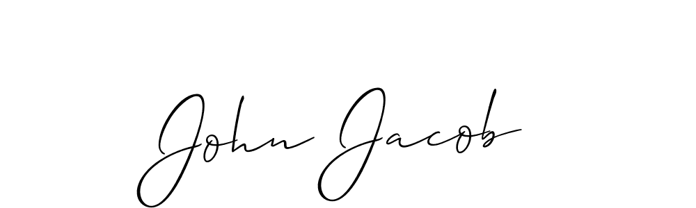 Also You can easily find your signature by using the search form. We will create John Jacob name handwritten signature images for you free of cost using Allison_Script sign style. John Jacob signature style 2 images and pictures png
